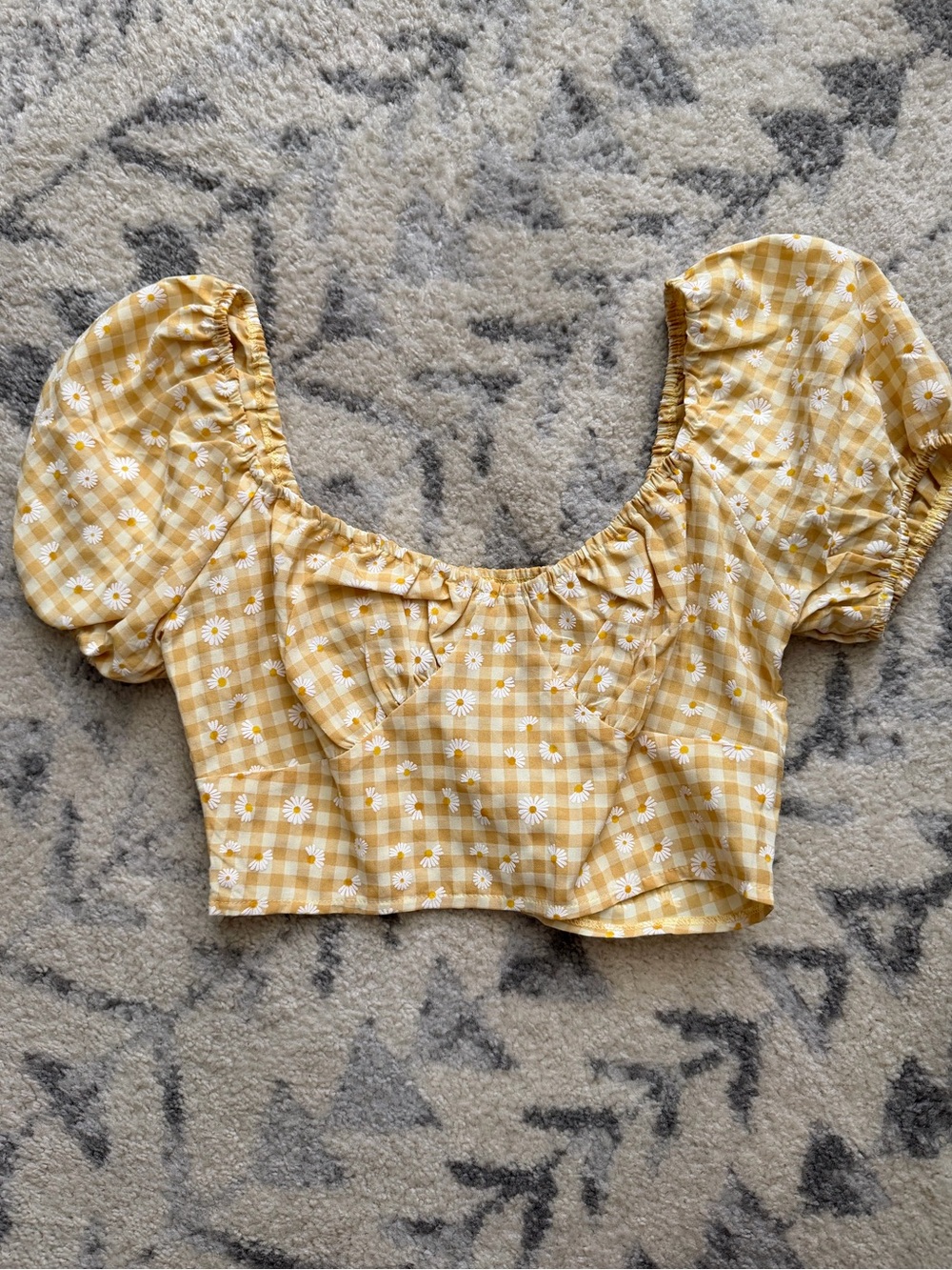 Women’s Sunflower milkmaid top